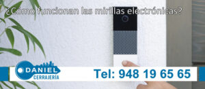 ¿Cómo funcionan las mirillas electrónicas?