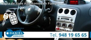 Copia y duplicado de llave Alfa Romeo en Pamplona